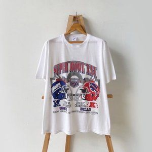 90s New York Giants Vs Buffalo Bills NFL t-shirt XL